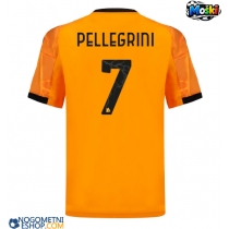 Moški Nogometni dresi AS Roma Lorenzo Pellegrini #7 Gostujoči 2025-26 Kratek Rokav